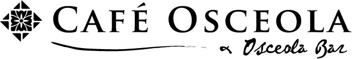Cafe Osceola & Osceola Bar Logo (Black)