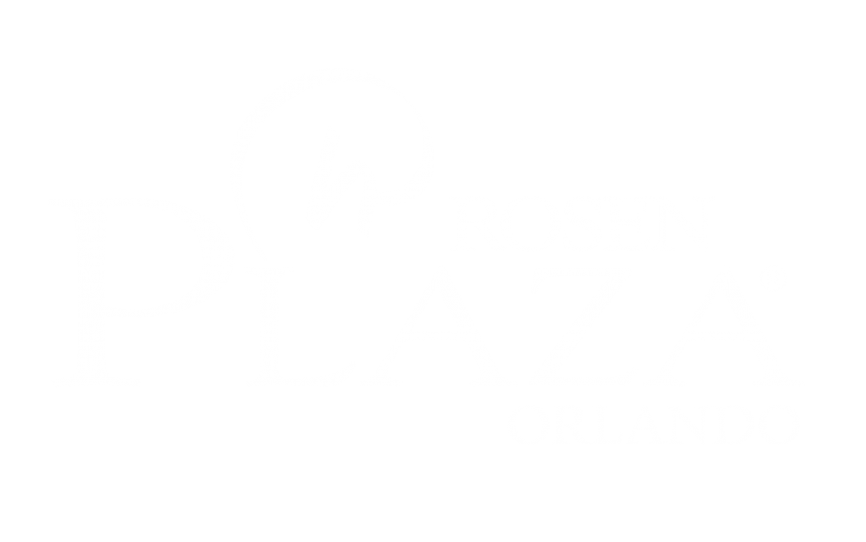 Rosen Plaza Orlando Logo - White