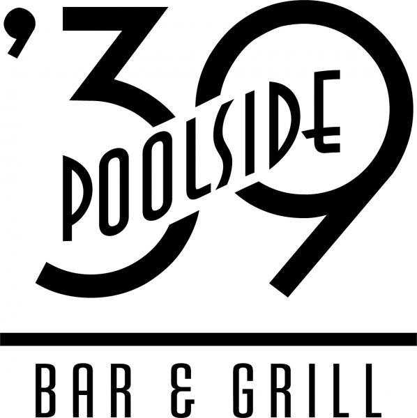 '39 Poolside Bar & Grill Logo - Black