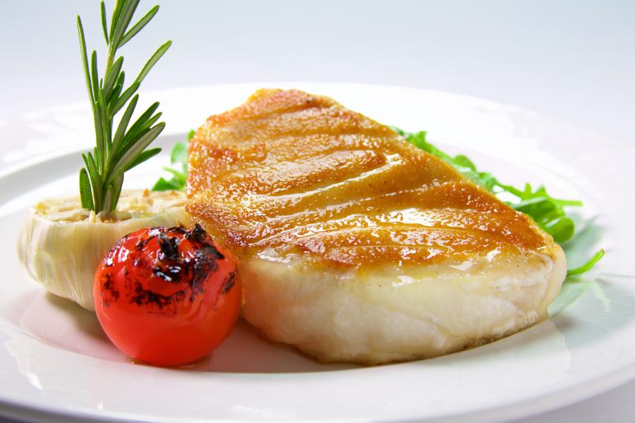 A special treat, the AAA Four Diamond A Land Remembered taste-tempting Sea Bass.