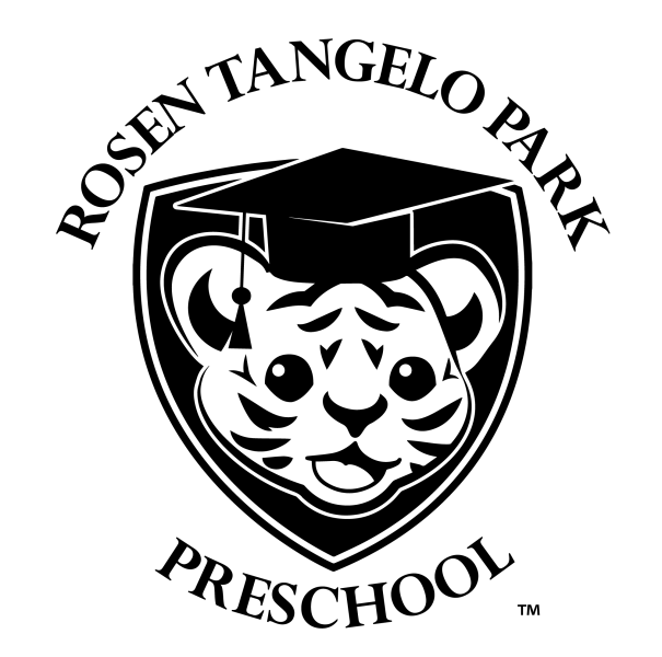 One-Color (Black) Rosen Tangelo Park PreSchool Logo