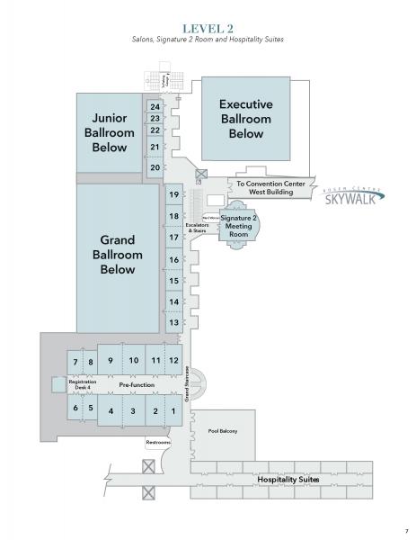 Rosen Centre - Level 2 Floor Plan