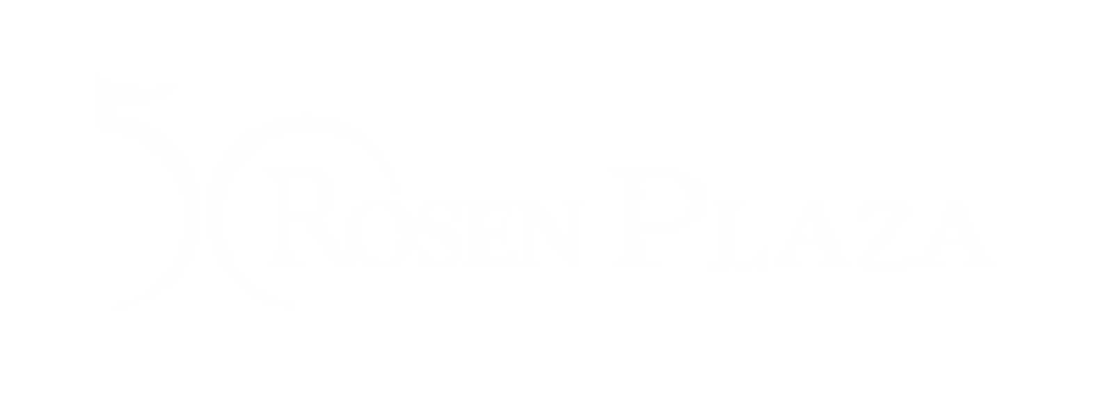 Rosen Plaza - 50th Anniversary Logo - White - No Orlando